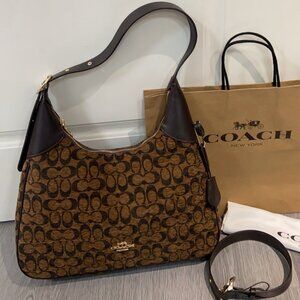 Coach new Maple Brown Ella Shoulder Bag/Underarm Bag